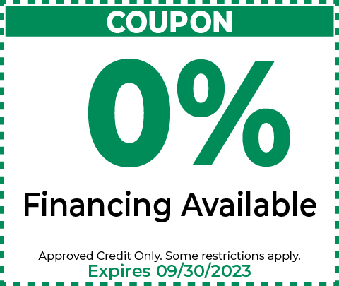 0% Financing Available