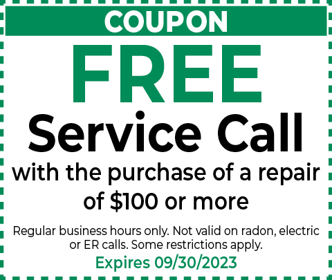 Free Service Call w/ Repair of $100 or More