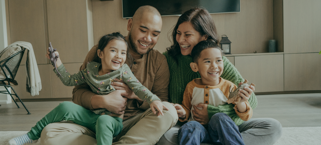 Happy Family at Home Image