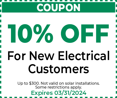 10% Off New Electrical Customers