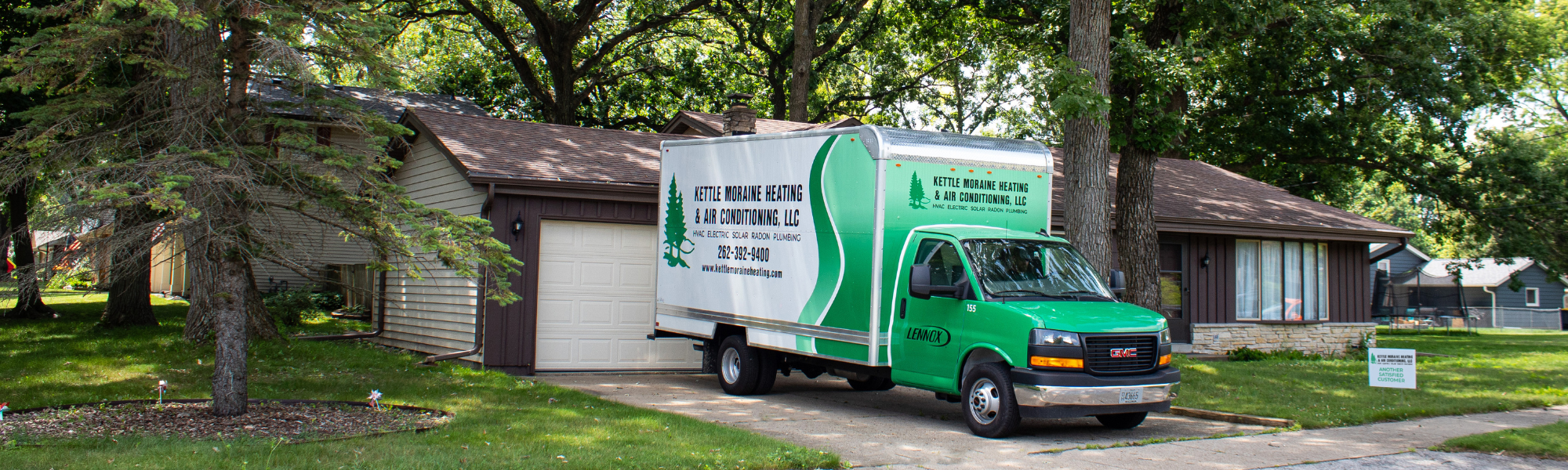 Kmh Truck At Customer House