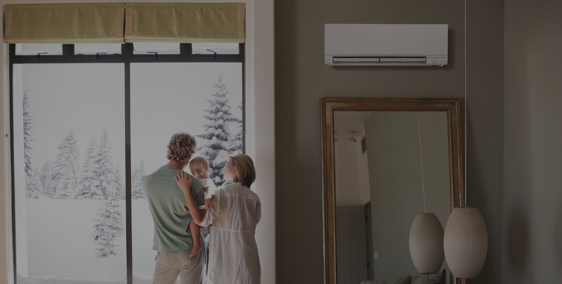 Family With Ductless Mini Split Image