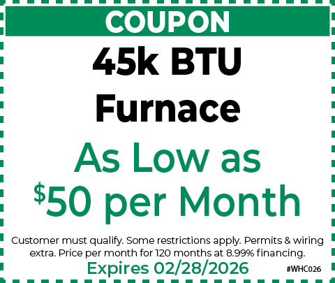 Lennox Furnace $55 A Month Coupon