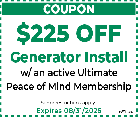 $225 Off Generator Install With Ultimate Membership 826