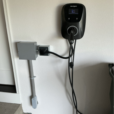 subpanel with ev charger