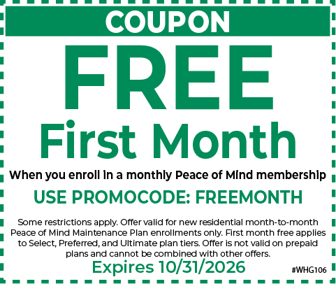 Free Month Peace Of Mind Coupon 1026